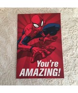 Happy Birthday Hallmark Card: Happy Birthday SPIDER-MAN  Red - $4.01