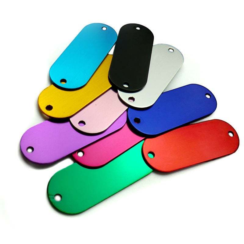 Premium Aluminum Rivet Tags (With Rivets) Custom Personalized