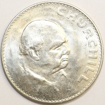 1965 Elizabeth II Commemorative Crown - Winston Churchill Extremely Fine - $1.73