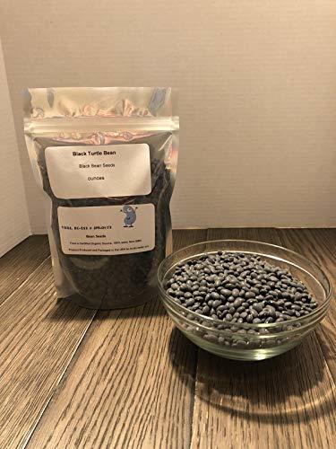 COOL BEANS n SPROUTS Brand, Black Turtle Black Bean Seed, 12 Ounces. The Black
