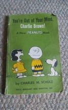 Youre Out OF Your Mind Charlie Brown Peanuts Paperback Book Schulz 1969 - $9.99