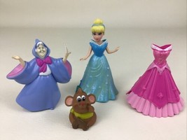Disney Princess Little Kingdom MagiClips Cinderella Doll Dress Gus 2011 Mattel - $20.45