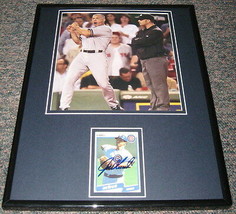 Joe Girardi Signed Framed 11x14 Photo Display Yankees