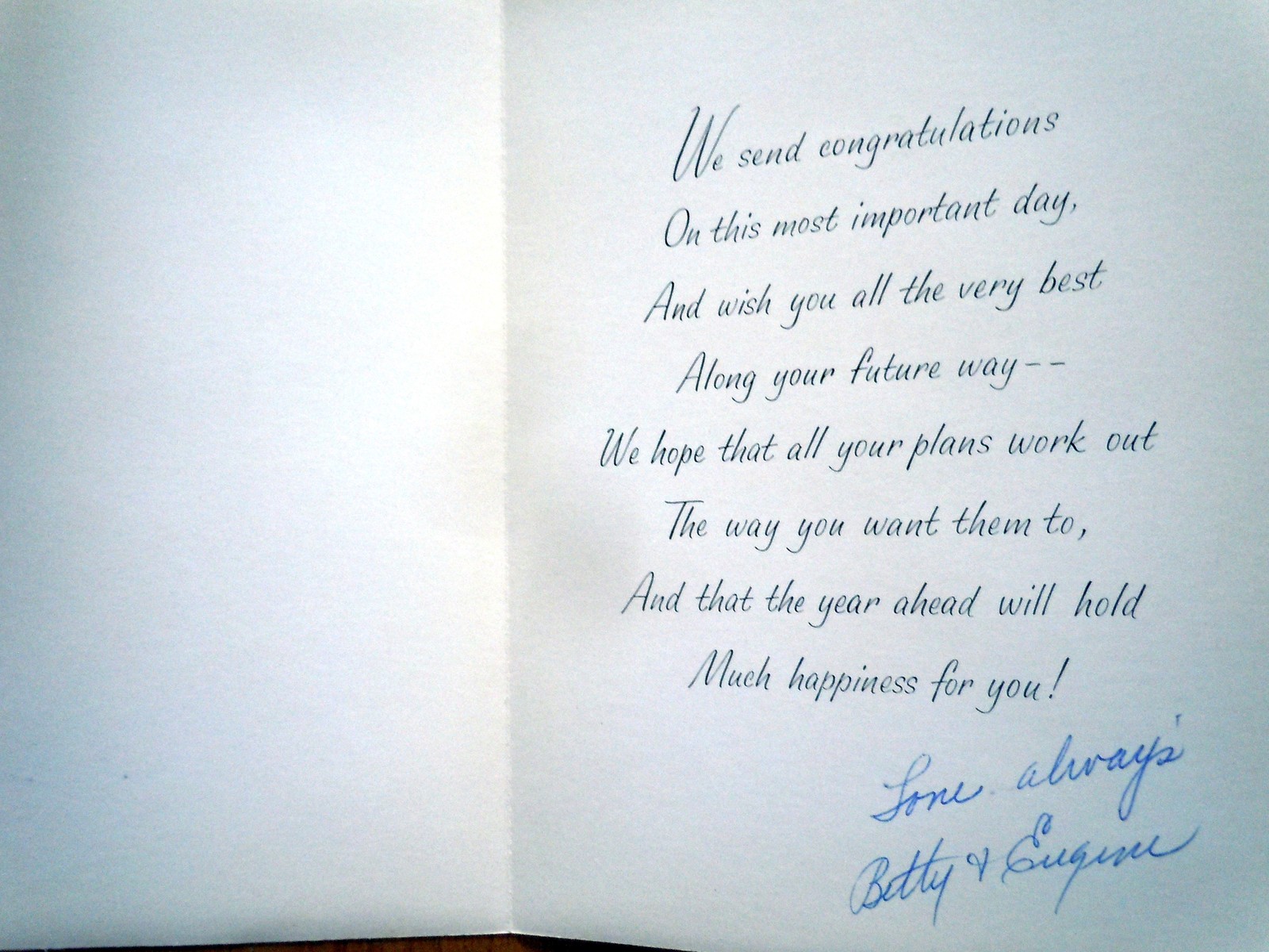 Vintage Hallmark Our Congratulation On Your Anniversary Card 1960s - Other