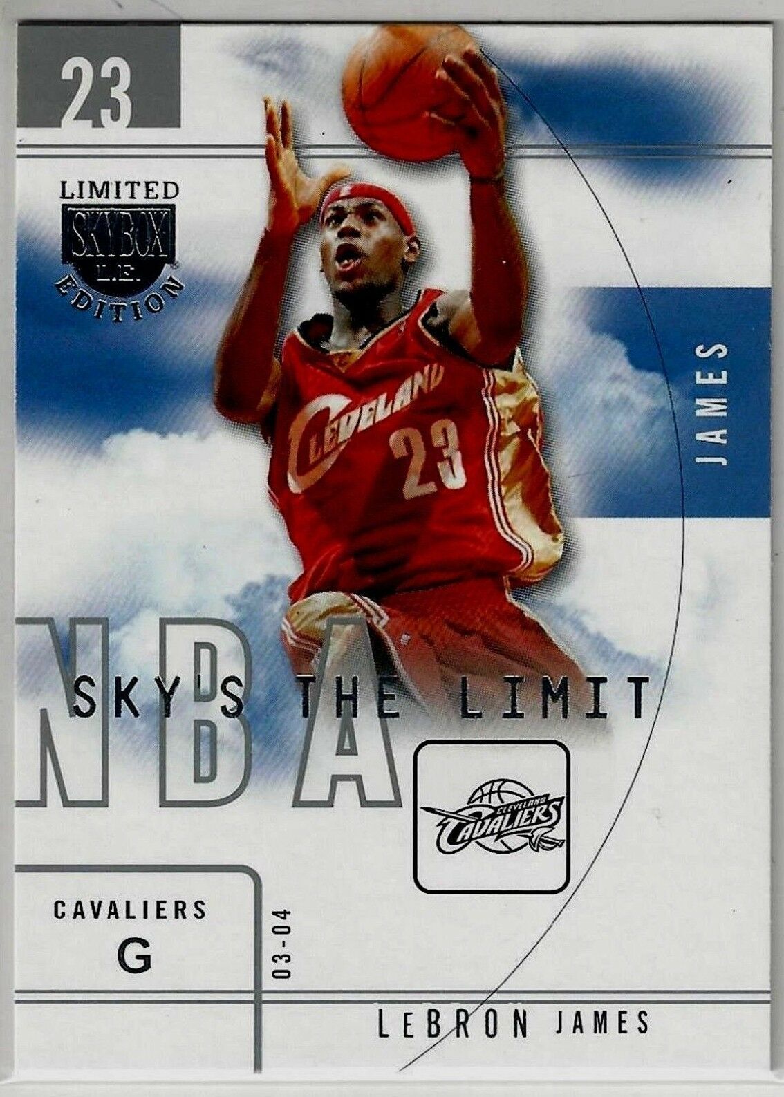 2004 lebron james card