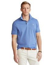 Polo Ralph Lauren mens Classic Fit Blue Jersey Polo Shirt size Large retail $95 - $55.79