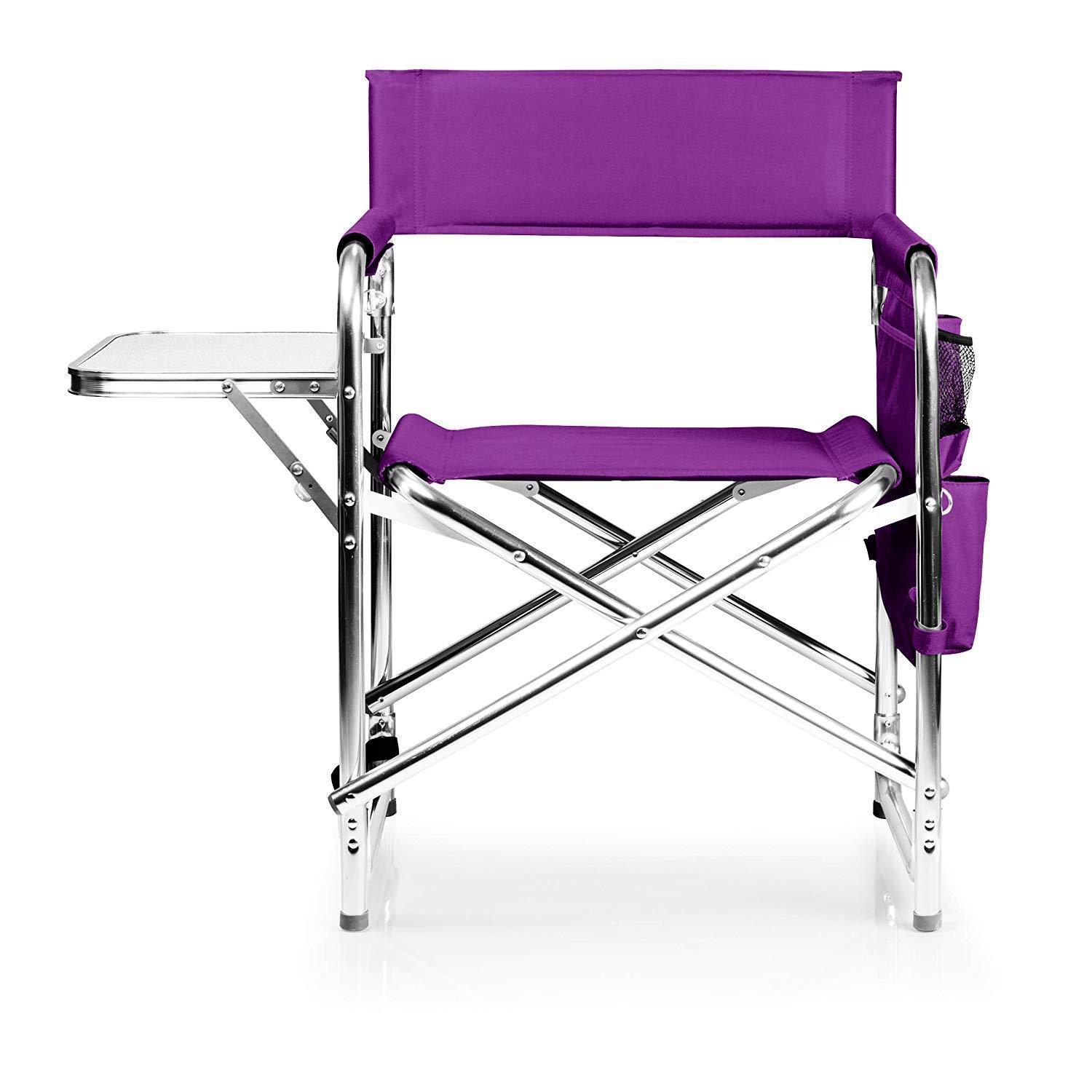 ONIVA a Picnic Time brand Portable Folding Sports Chair Purple
