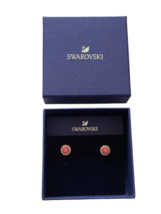 Box Lot SWAROVSKI Crystal Earrings Pink Clear Stud Dangle Roberta Chiarella image 3