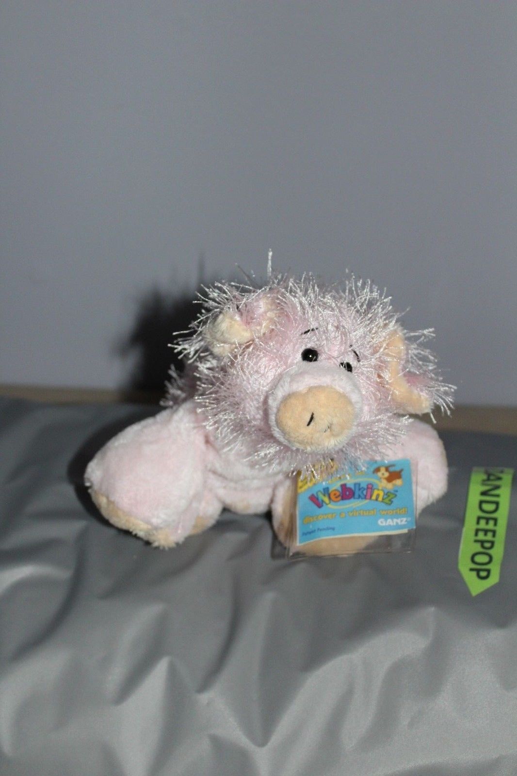 Webkinz Pig Ganz Stuffed Animal With Sealed Code - Webkinz Animals