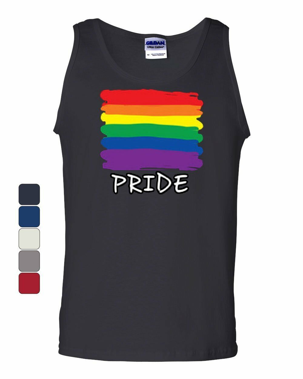 Gay Pride Tank Top Rainbow Flag LGBT Marriage Love Wins Sleeveless