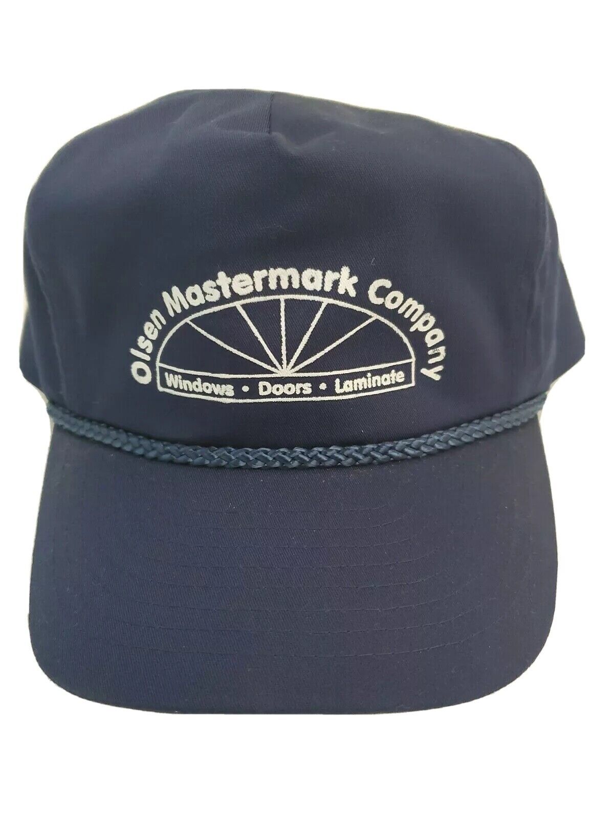 Trucker Hat Baseball Cap Adjustable Snapback Navy Blue Olsen Mastermark Company