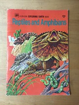 Vintage 1974 Reptiles and Amphibians Golden Exploring Earth Book