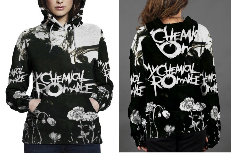 Unbranded - My chemical romance hoodie fullprint women