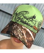 Outdoor Sports Fishing Camo Brim Adjustable Black Eagle Baseball Hat Cap - $17.34