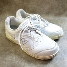 New Balance Womens 812 WW812WT Size 8 D White Lace Up Walking Athletic S... - $24.99