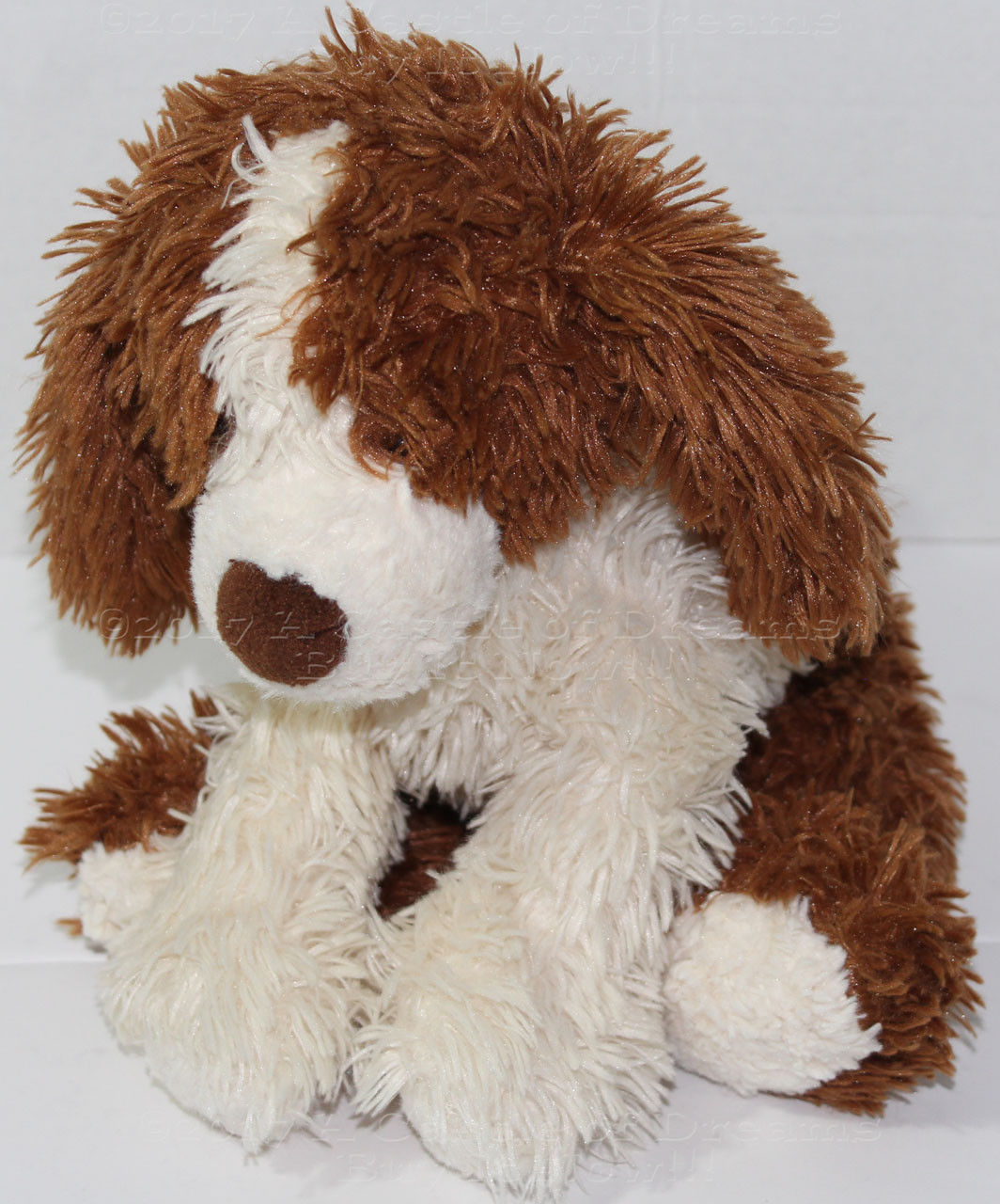 brown dog plush toy