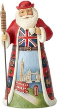 Jim Shore British Santa Figurine Christmas Heartwood Creek Collection 7.1" High