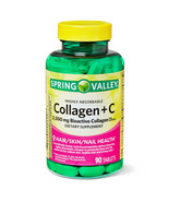 Spring Valley Collagen + Vitamin C Tablets, 2500 Mg, 90 Count - $24.27