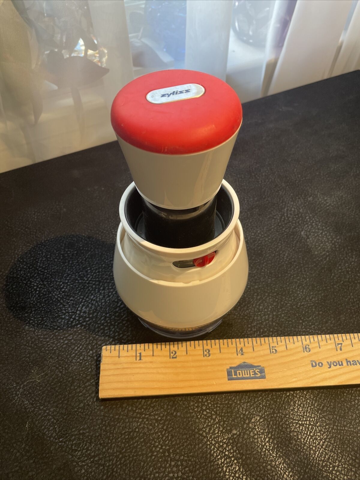 MANUAL FOOD CHOPPER Easy Push Onion Vegetable Cutter Compact Slicer Dicer ZYLISS Choppers