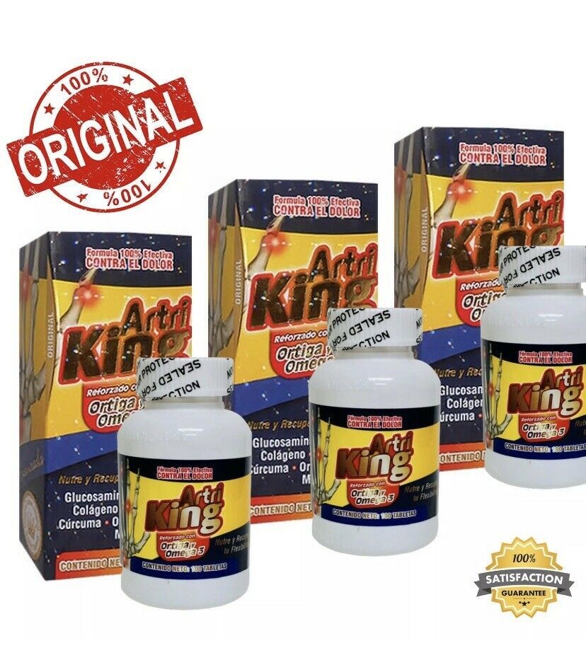 SET X3‼️ Artri King Ortiga Omega 3 Joint Support Supplement ArtriKing