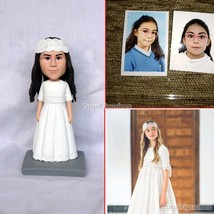 Polymer clay figurines custom figurine name wedding cake topper Collectible Figu - $78.00