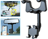 360 Rotatable Car Rearview Mirror Mount Stand Holder Cradle For Cell Pho... - $13.99