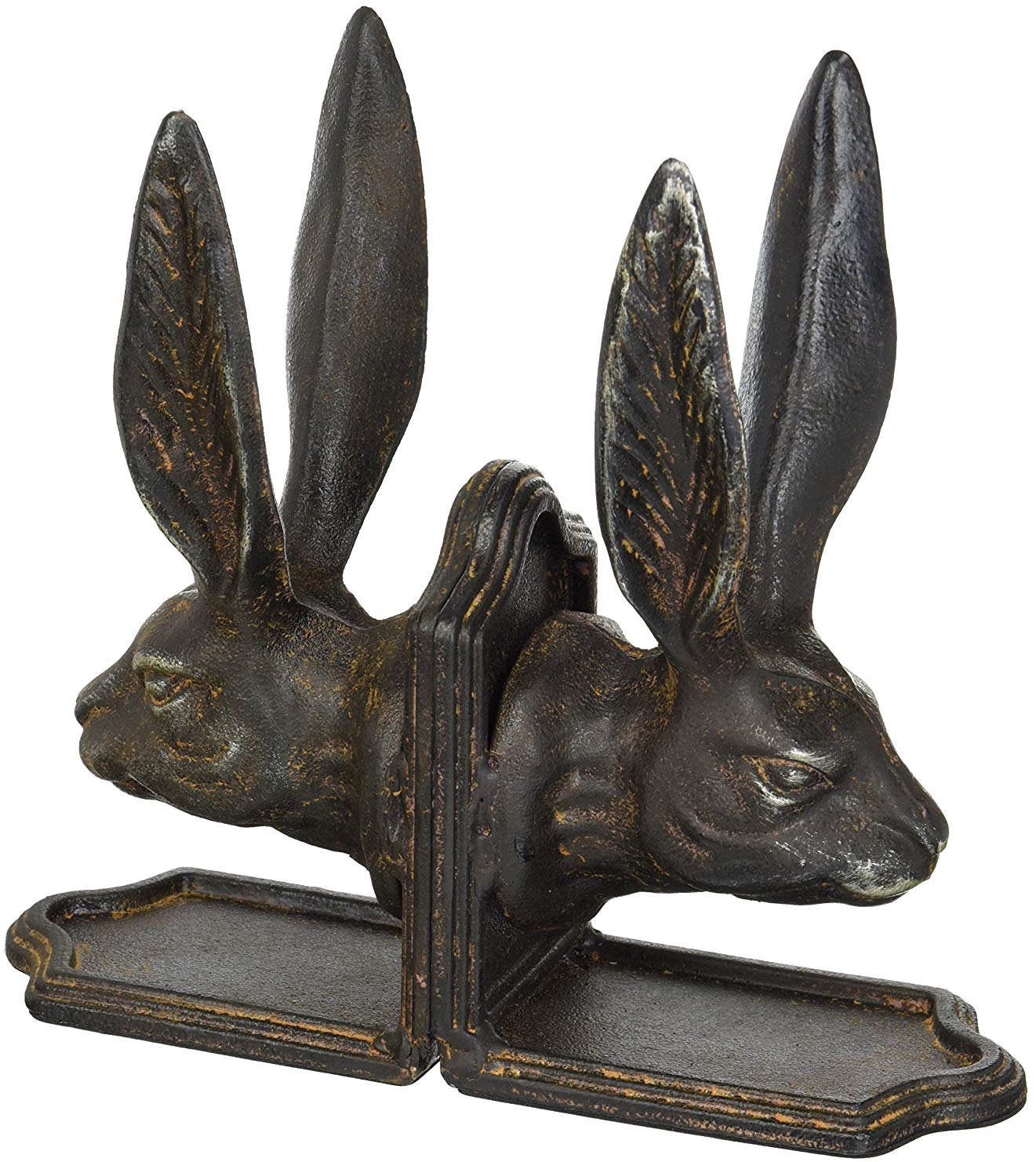 cast iron bunny bookends cast iron bunny bookends