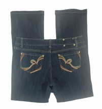 Rocawear Jeans 11 Juniors Dark Wash Mid Rise Bootcut Denim - $26.61
