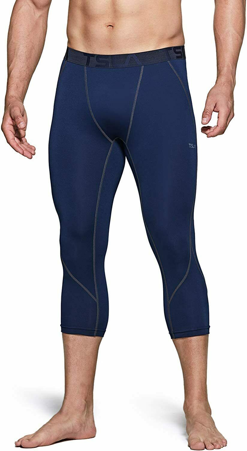 tsla men's thermal compression pants