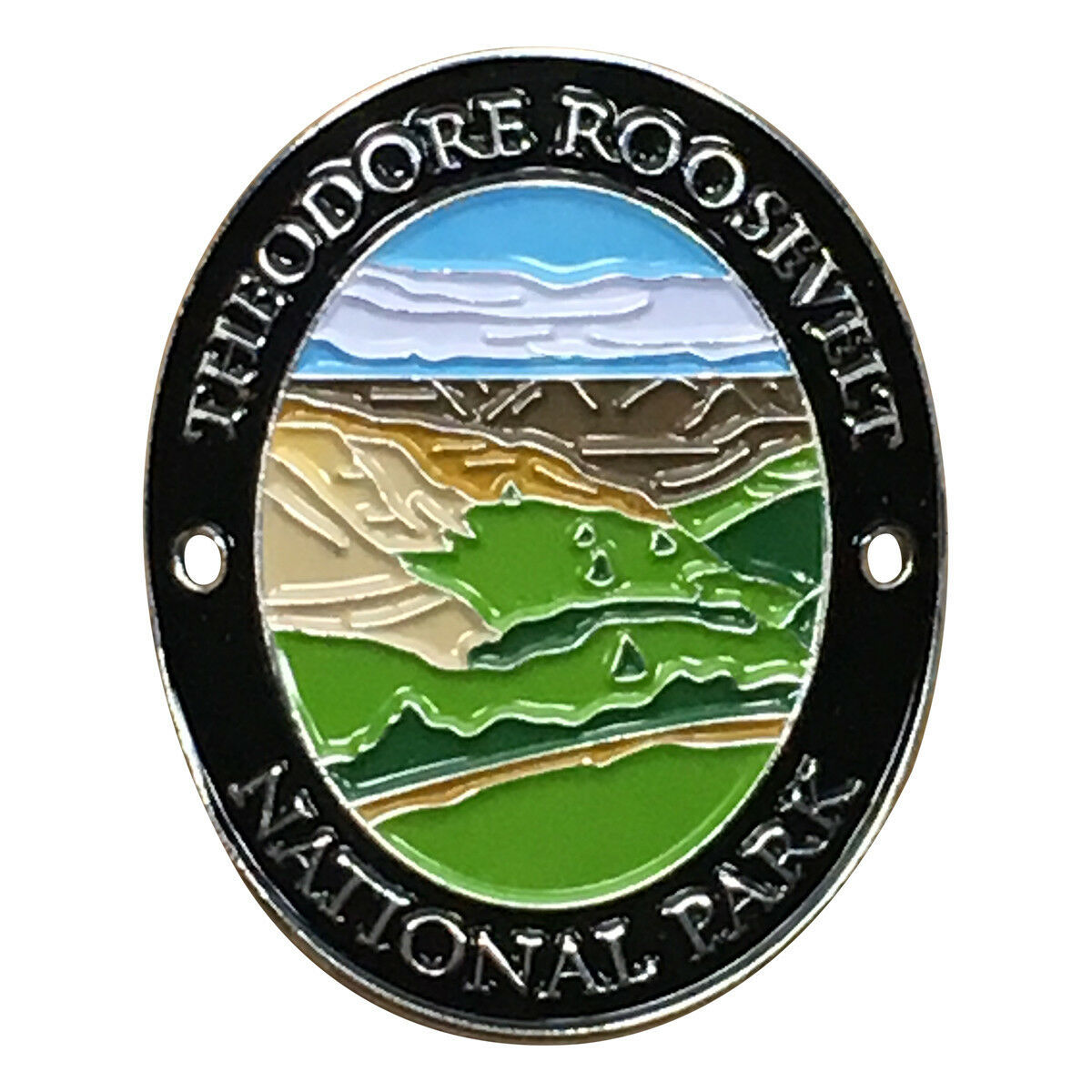 Theodore Roosevelt National Park Walking Stick Medallion - North Dakota Souvenir