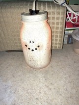 Lighted Ball Mason Jar Snowman - $11.30