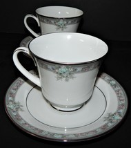 2 Legendary by Noritake Lunceford 3884 Cup &amp; Saucer 447028  - $32.66