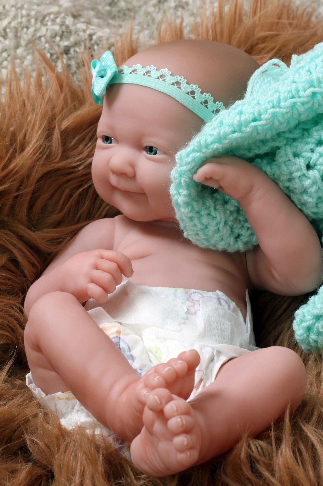 NEW Preemie Berenguer Newborn Baby Girl Doll 14" Full Vinyl Silicone