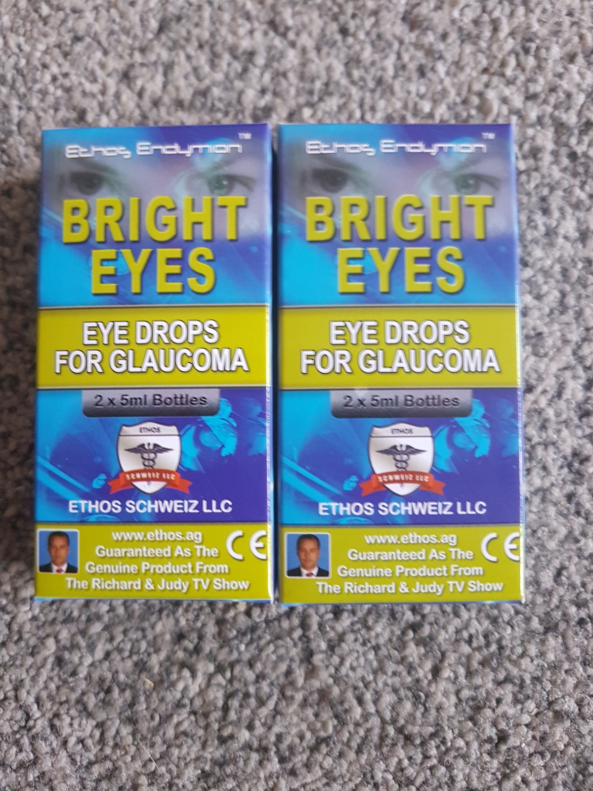 Ethos Bright Eyes NAC Eye Drops for 20ml Two Boxes Eye Drops