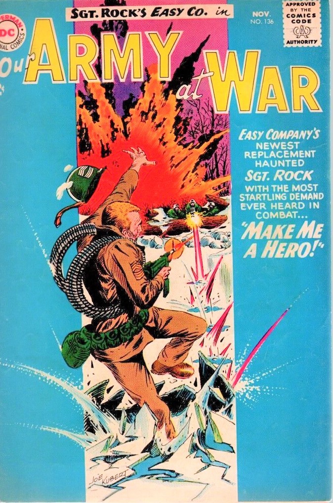 OUR ARMY AT WAR 136 1963 DC WAR COMICSGT. ROCK Comics & Graphic Novels