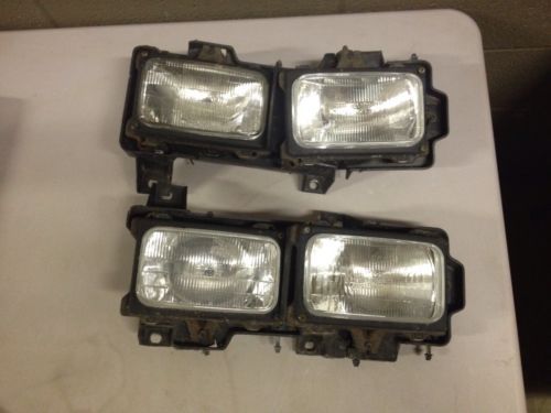 1988 1989 Chevy Silverado GMC Truck Quad Headlights LH RH Pair (sha32 ...