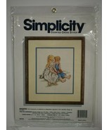 Simplicity Counted Cross Stitch Kit Whispers Children Boy Girl 05570 - $9.90