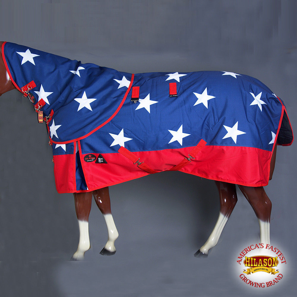 74" HILASON 1200D WATERPROOF TURNOUT HORSE BLANKET NECK COVER AMERICAN