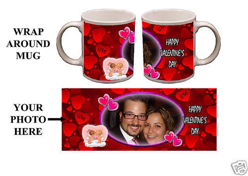 Custom Valentines Day Personalized 11oz Photo Mug Gift #1