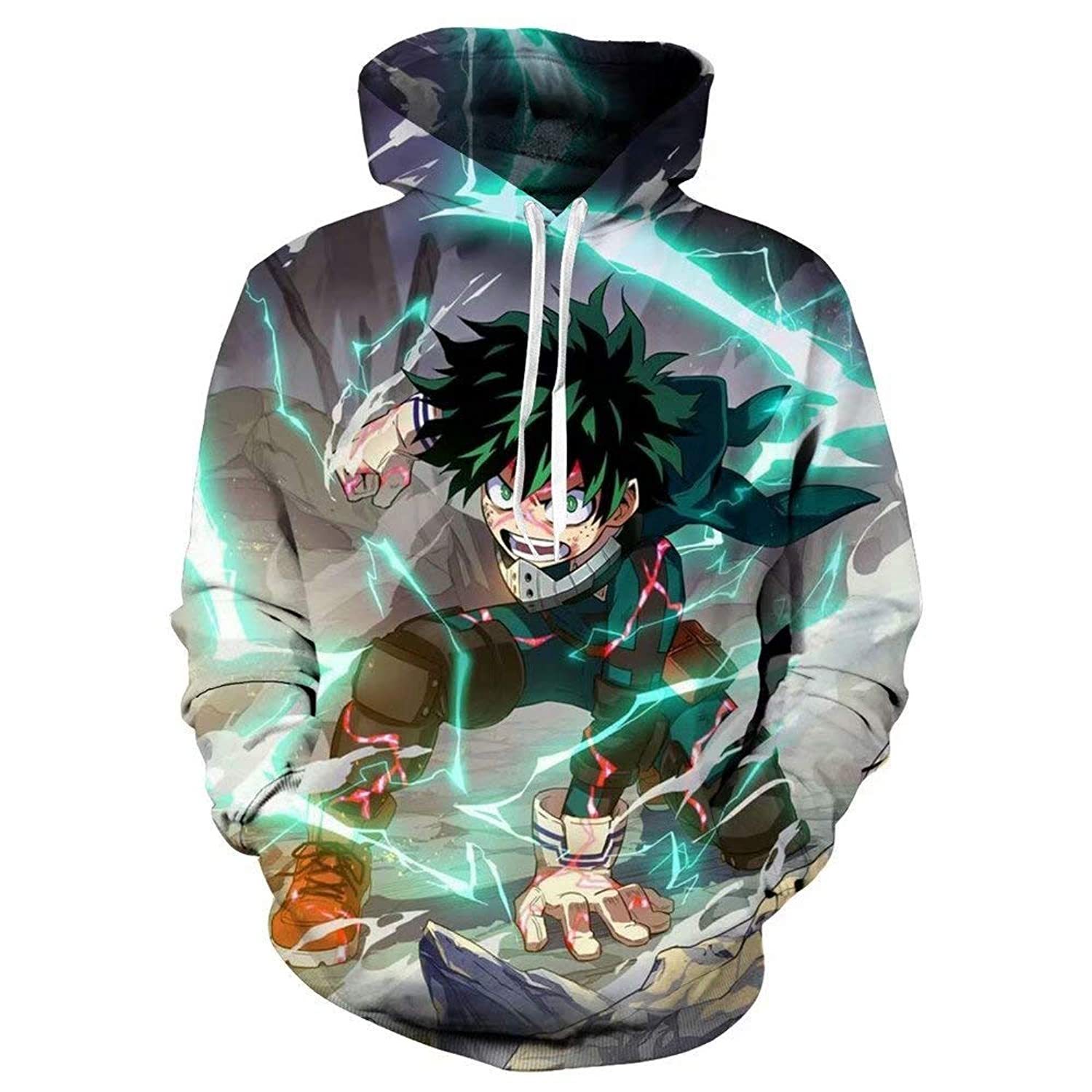 Midoriya Izuku Deku Cosplay Costume Boku No Hero Academia Hoodie 3D Pr