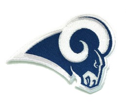 Los Angeles Rams NFL Football Fully Embroidered Iron On Patch 3.5" x 2.5" - $9.87