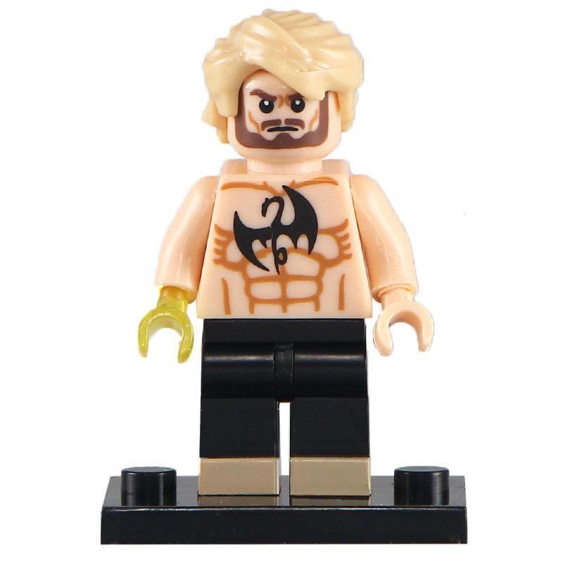 Danny Rand The Iron Fist Marvel Universe Lego Minifigures Block Gift ...