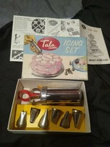 Vintage 1950&#39;s Tala Cake Icing Set #1705 from , England 6 icing top tube... - $10.90