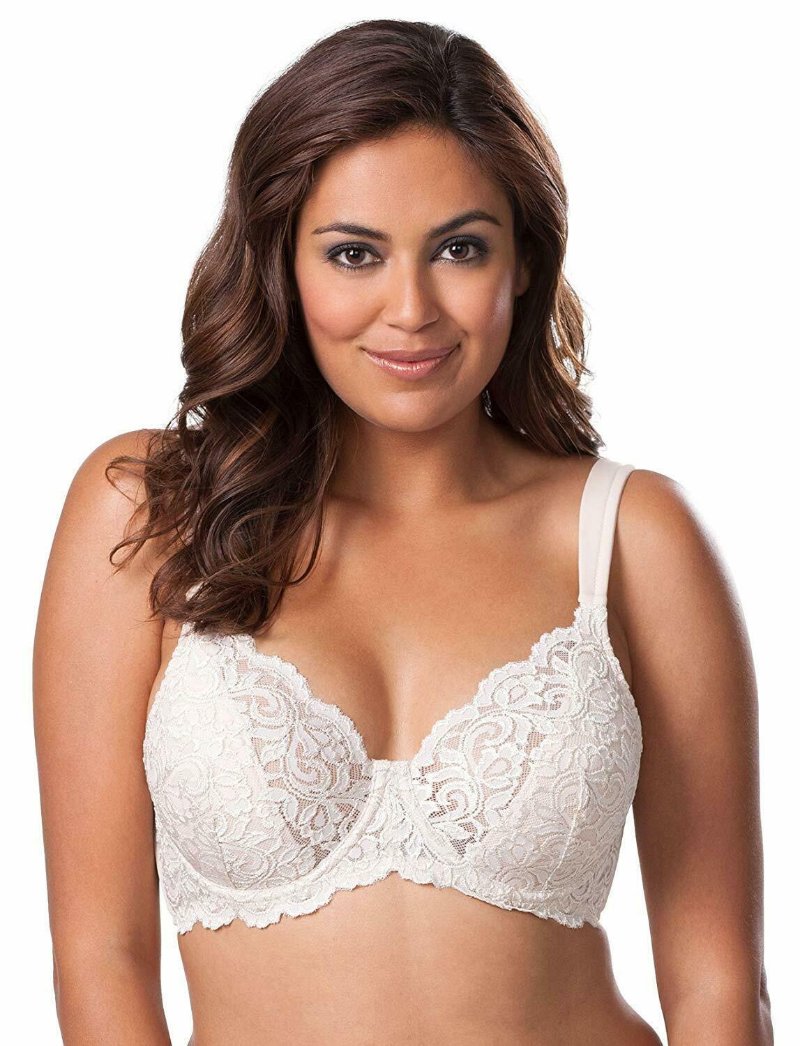 LEADING LADY Nude Scalloped Lace Bra, US 40A, UK 40A, NWOT Bras & Bra