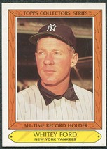 Yankee Whitey Ford 1985 Topps All Time Record Holder #11 - $2.00
