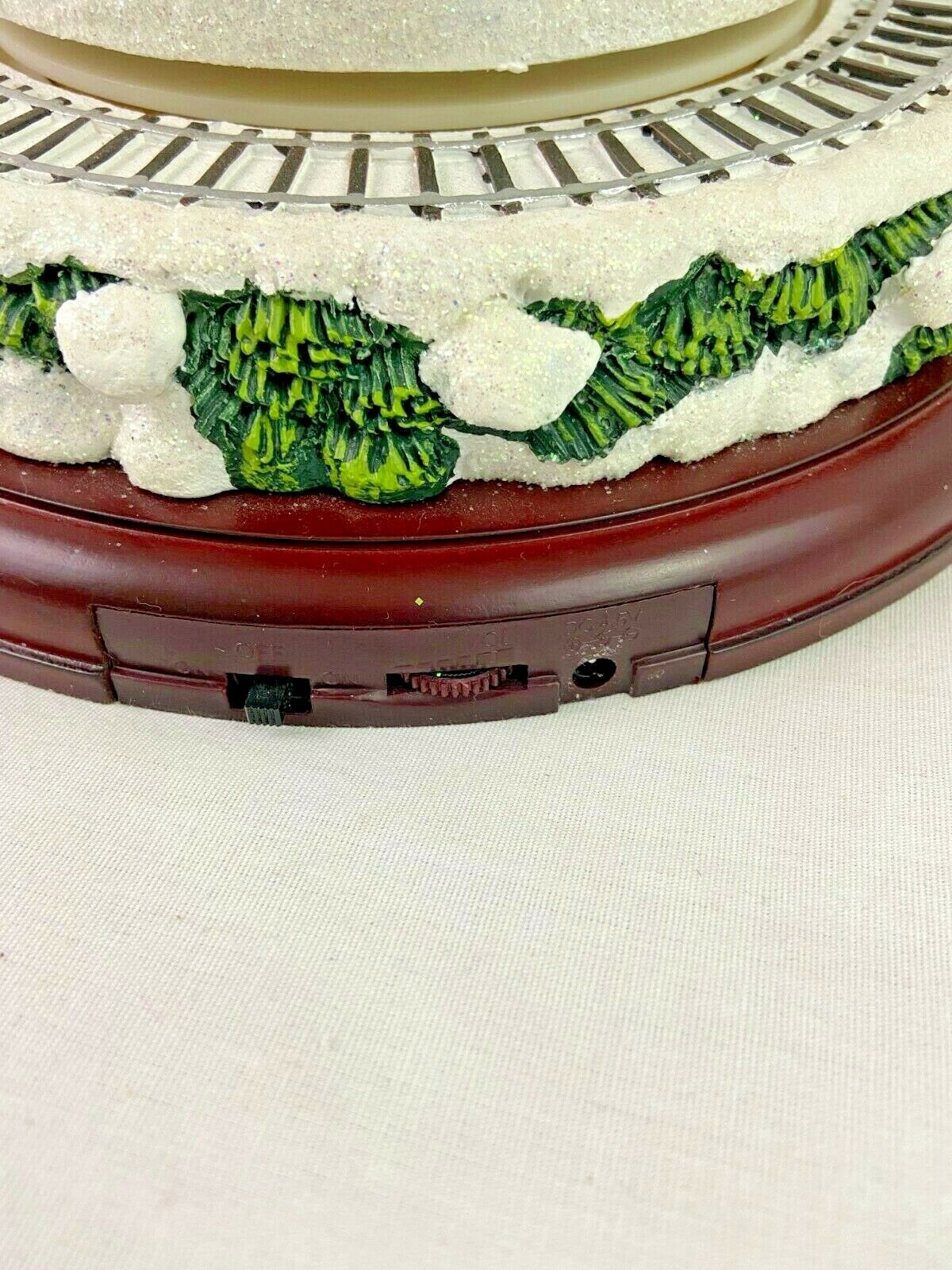 Thomas Kinkade Animated Tabletop Christmas Tree Train Wonderland