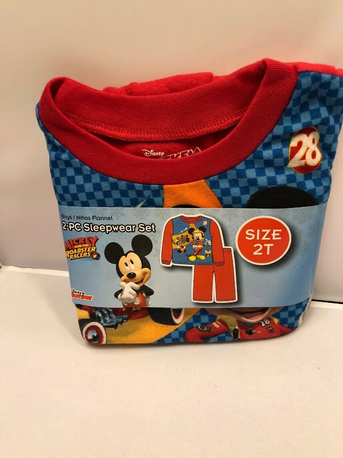 12 Months Disney Baby Boys Mickey Mouse Dream Big Glow in The Dark Snug Fit Cotton Pajamas