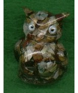 UNIQUE OWL WITH ROCK CHIPS - $8.50