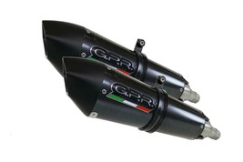 GPR Exhaust Kawasaki Z1000 SX 2011-2016 Pair Homolog Slip-On GPE ANN Poppy - $968.01