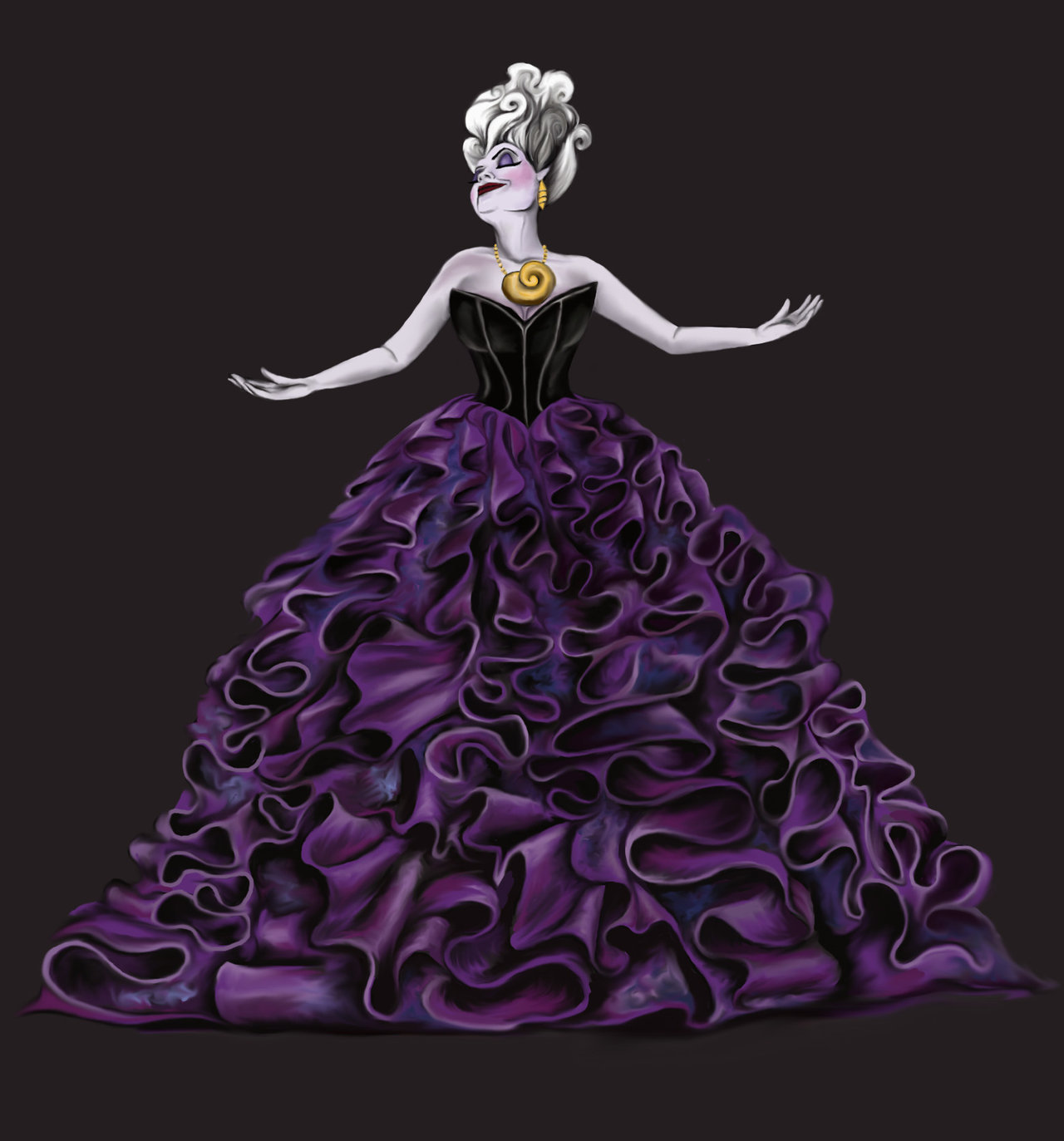 ursula dress majorelle